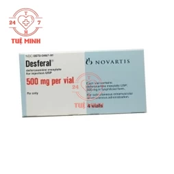 Desferal 500mg - Thuốc điều trị thừa sắt hiệu quả của Switzerland